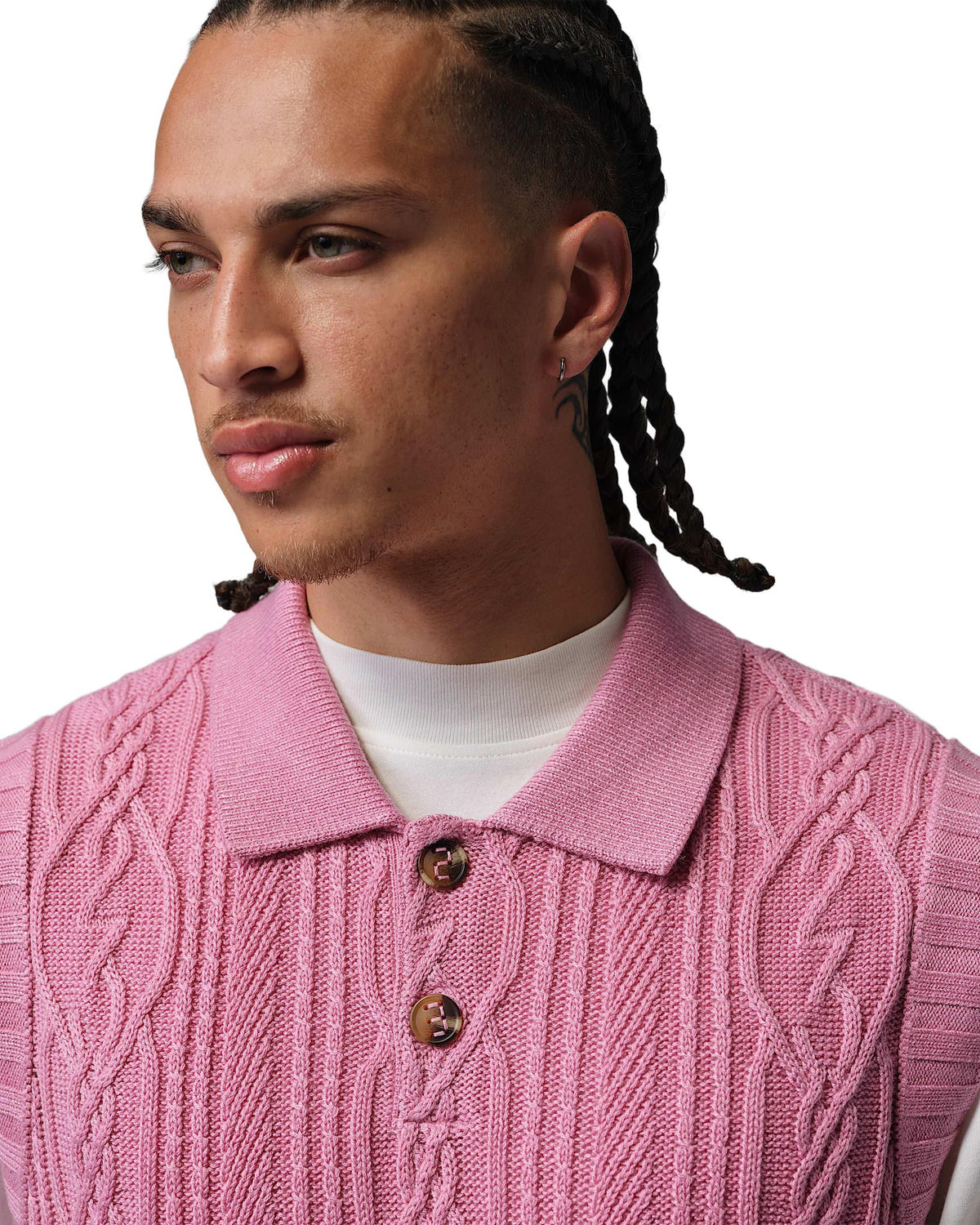 Nike Jordan Sport Men's Golf Sweater Vest - Elemental Pink