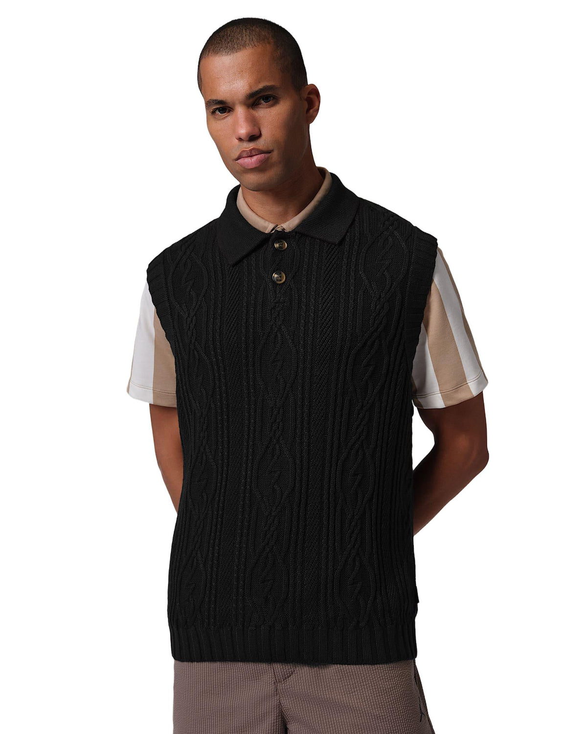 Nike Jordan Sport Men's Golf Sweater Vest - Black