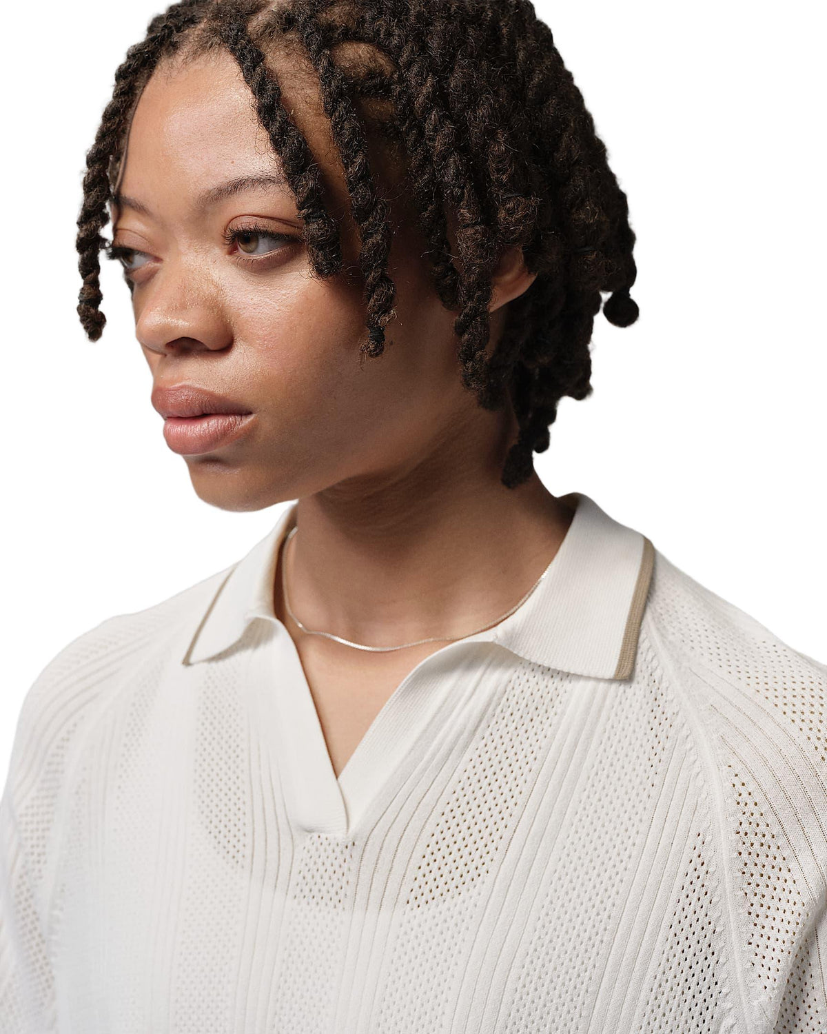 Nike Jordan Sport Women's Golf Knit Polo - Sail / Khaki