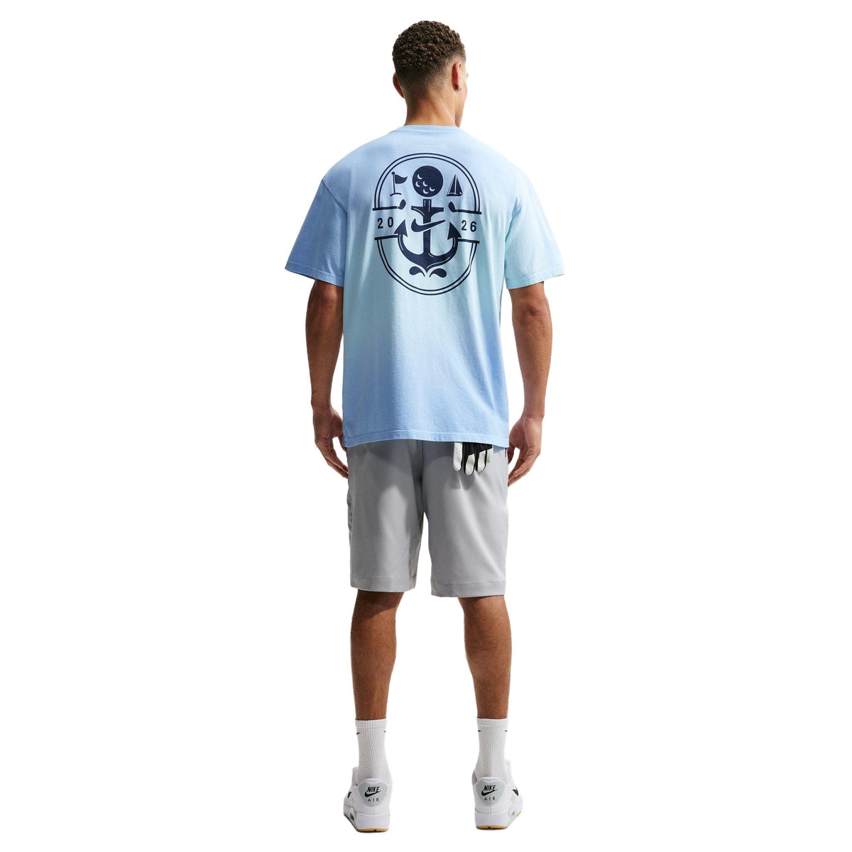 Nike Men's Loose Golf T-Shirt - U.S. Open - Glacier Blue / Hydrogen Blue