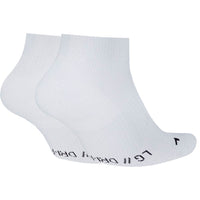 Nike Multiplier Low Golf Quarter Socks - White - 2 Pairs
