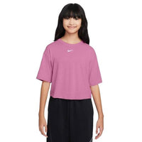 Nike One Relaxed Big Kids' (Girls') Dri-FIT Short-Sleeve Top