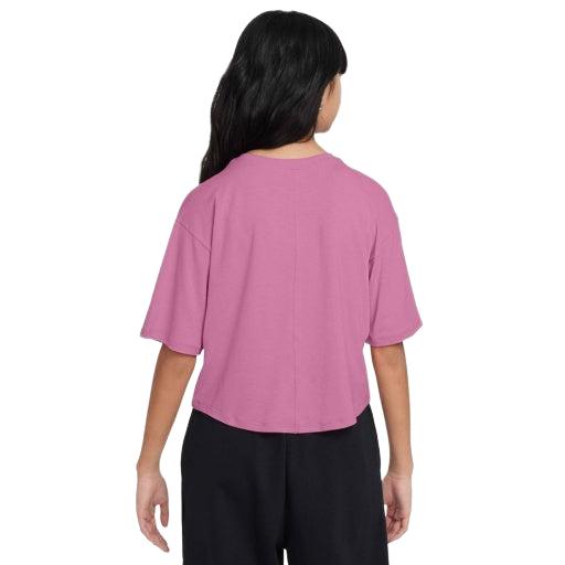 Nike One Relaxed Big Kids' (Girls') Dri-FIT Short-Sleeve Top