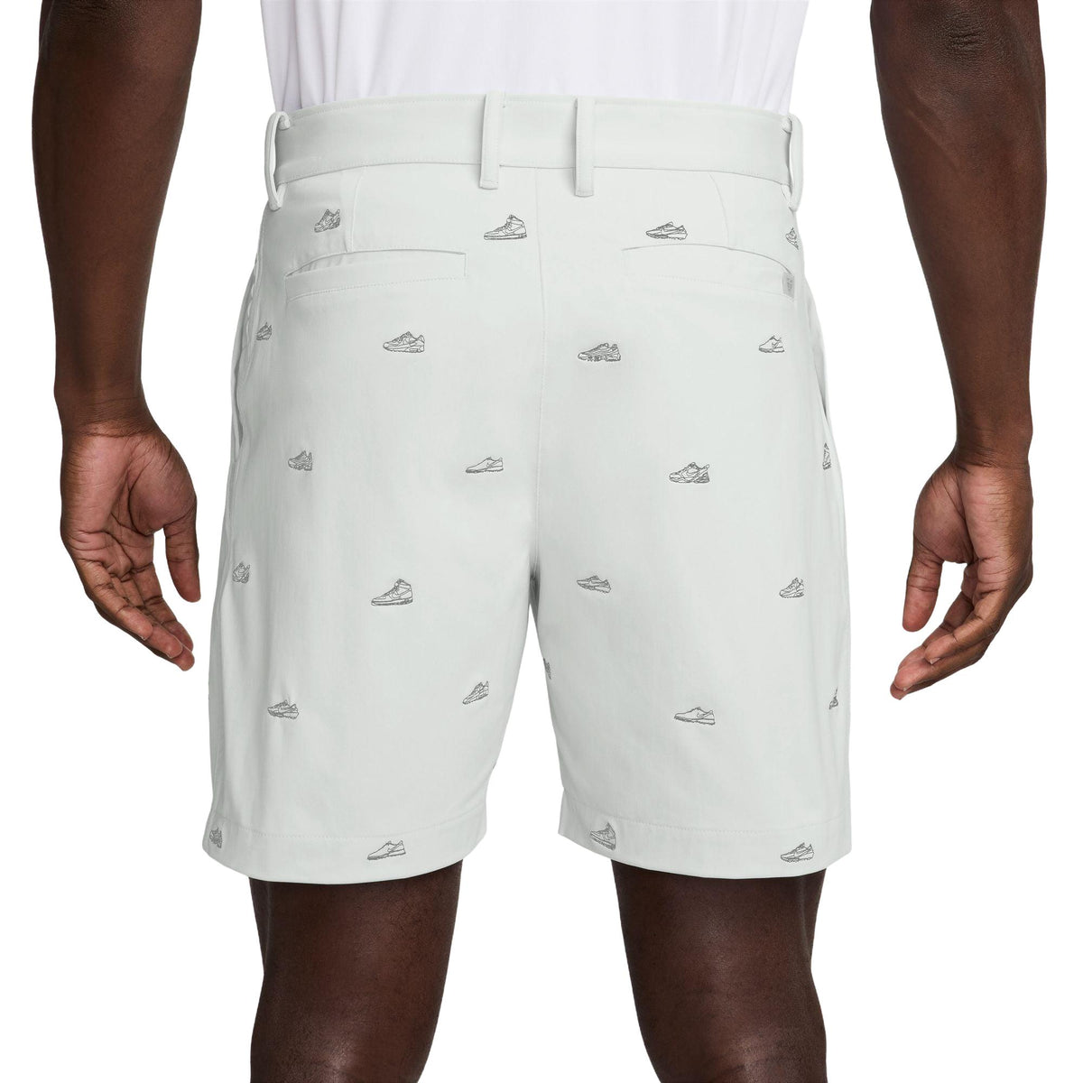 Nike Par Men's Dri-FIT Embroidered 6.5" Golf Shorts - Photon Dust / College Navy