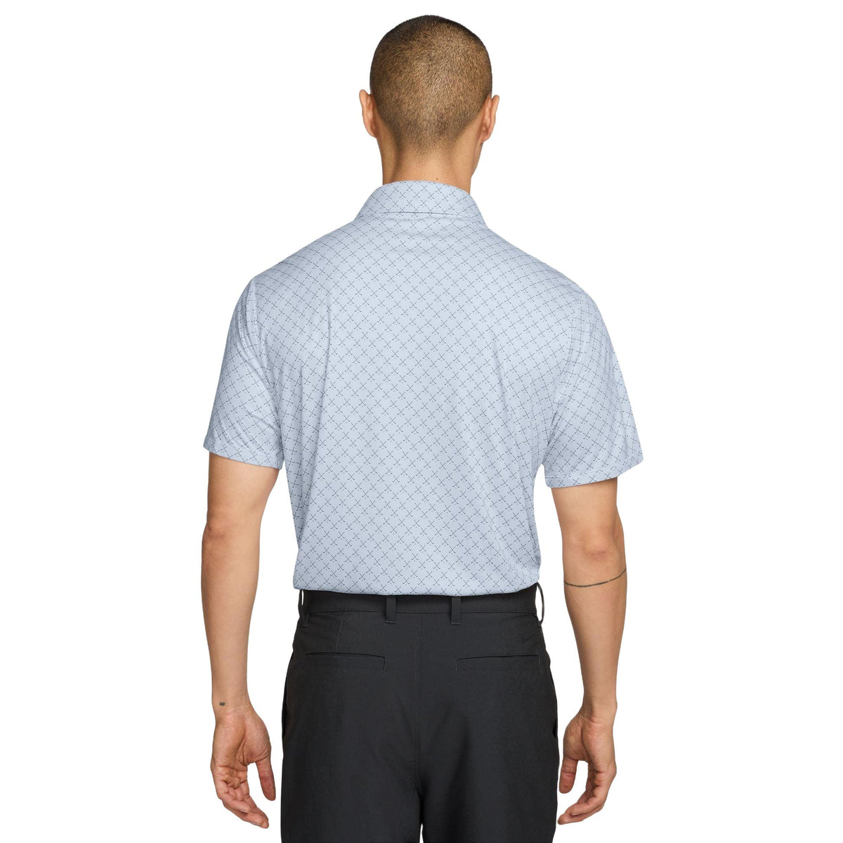 Nike Par Men's Dri-FIT Golf Polo - Clubs Print - Football Grey