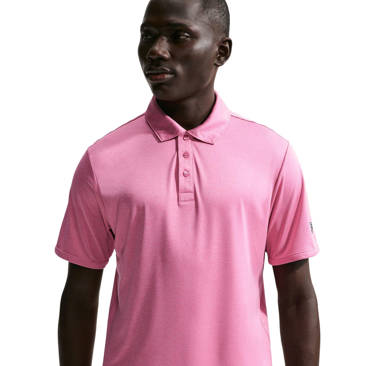 Nike Par Men's Dri-FIT Golf Polo - Heather - Peony