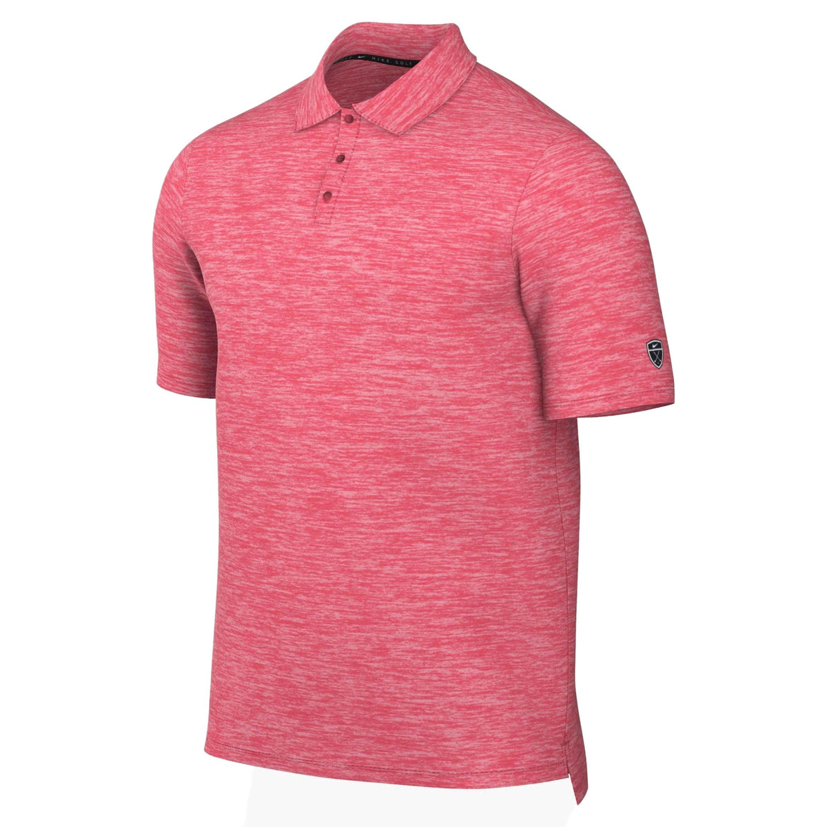 Nike Par Men's Dri-FIT Golf Polo - Heather - Hot Lava