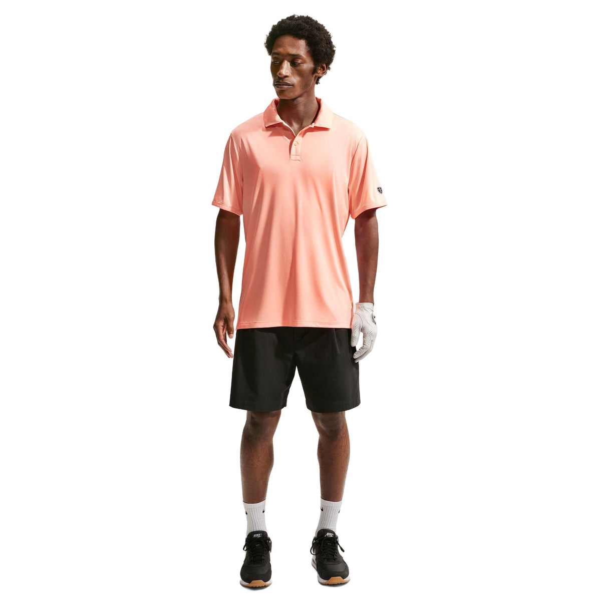 Nike Par Men's Dri-FIT Golf Polo - Heather - Orange Pulse