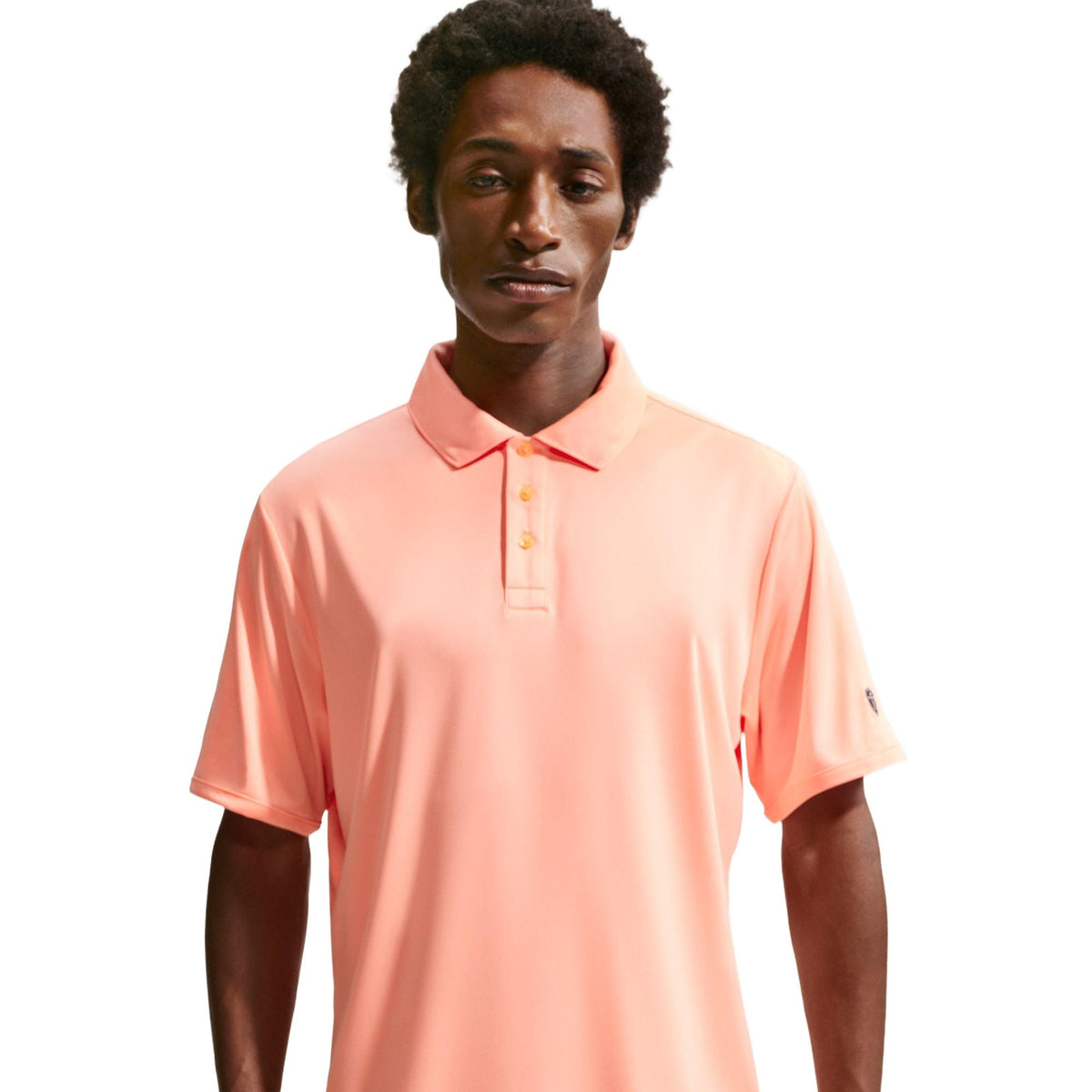 Nike Par Men's Dri-FIT Golf Polo - Heather - Orange Pulse