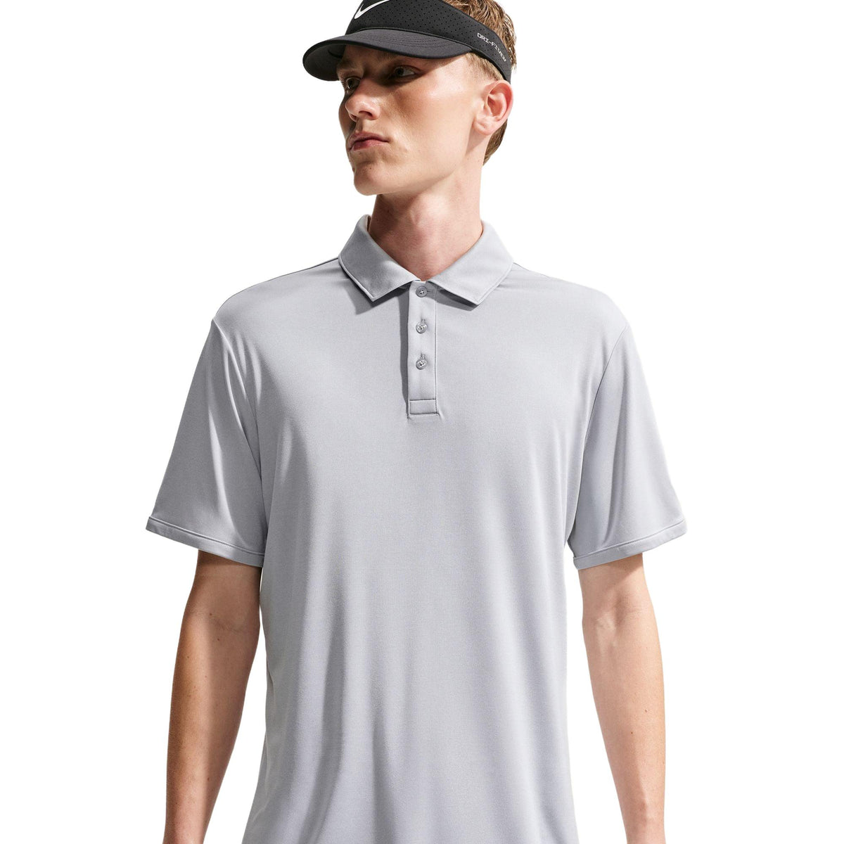 Nike Par Men's Dri-FIT Golf Polo - Heather - Wolf Grey / wolf Grey
