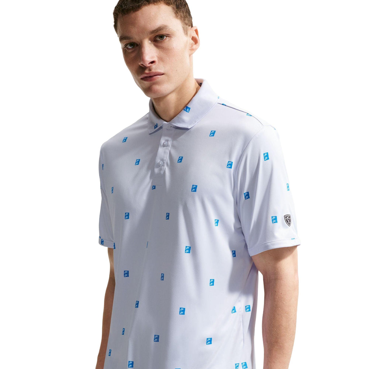 Nike Par Men's Dri-FIT Golf Polo - Icon Stack Print