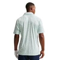 Nike Par Men's Dri-FIT Golf Polo - Shoe Print - Barely Green