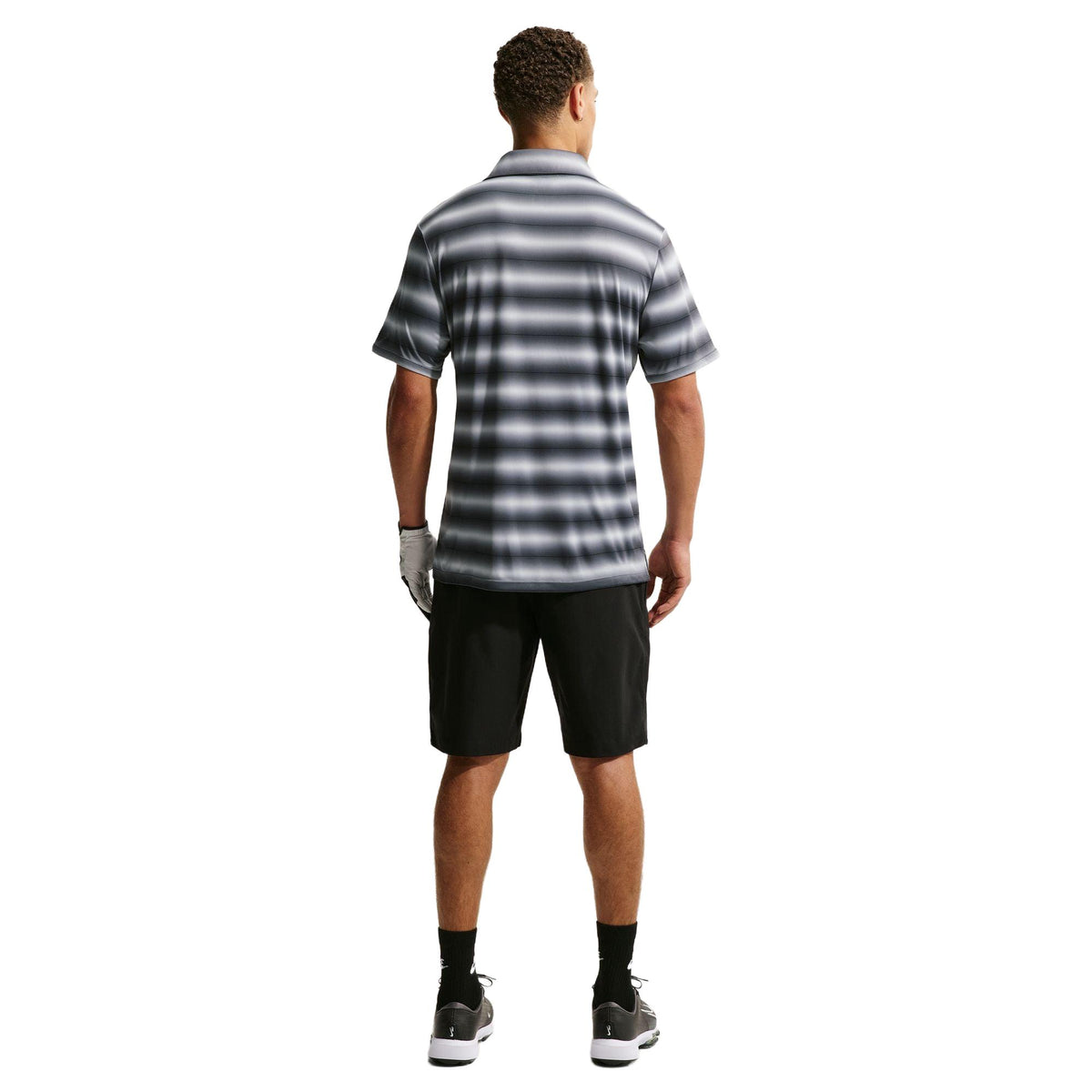 Nike Par Men's Dri-FIT Golf Polo - Stripe - Black