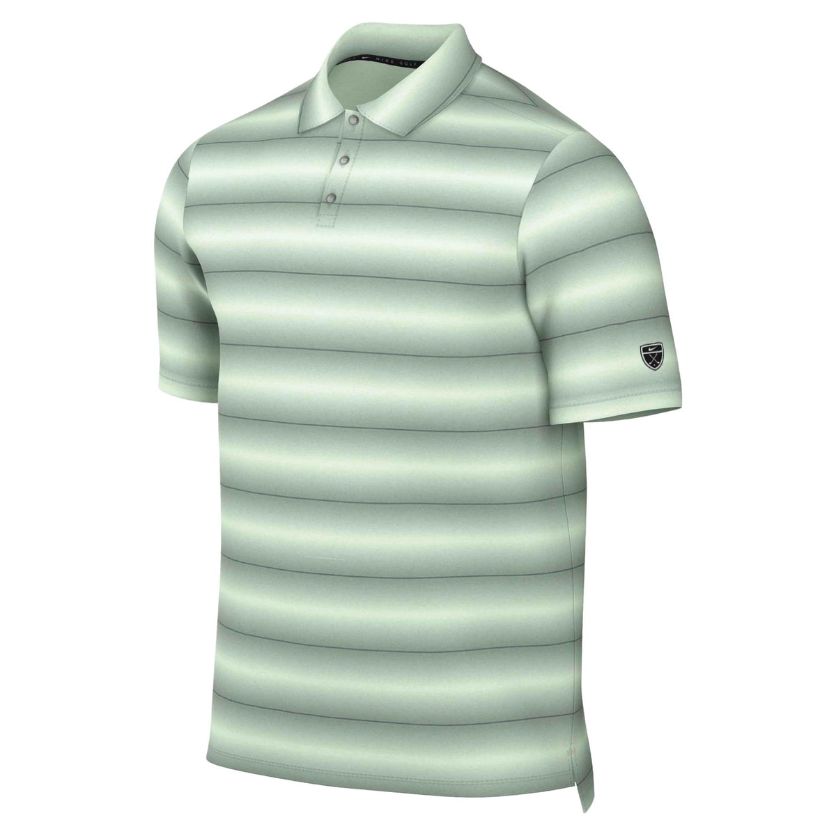 Nike Par Men's Dri-FIT Golf Polo - Stripe - Barely Green