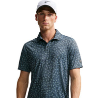 Nike Par Men's Dri-FIT Grass Print Golf Polo - Black
