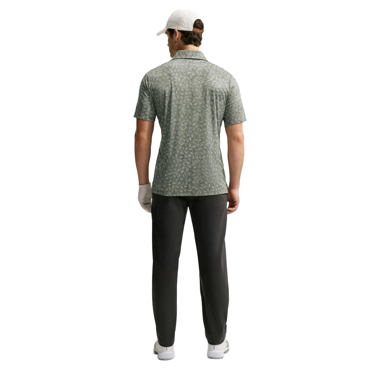 Nike Par Men's Dri-FIT Grass Print Golf Polo - Camo Green