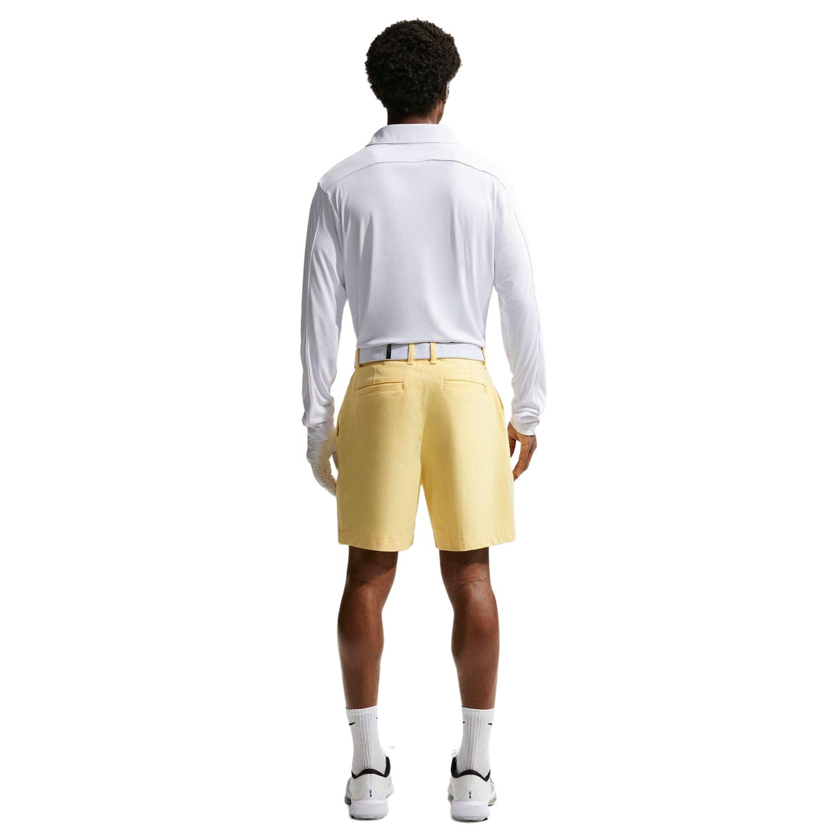 Nike Par Men's Dri-FIT Long-Sleeve Logo Golf Polo - White