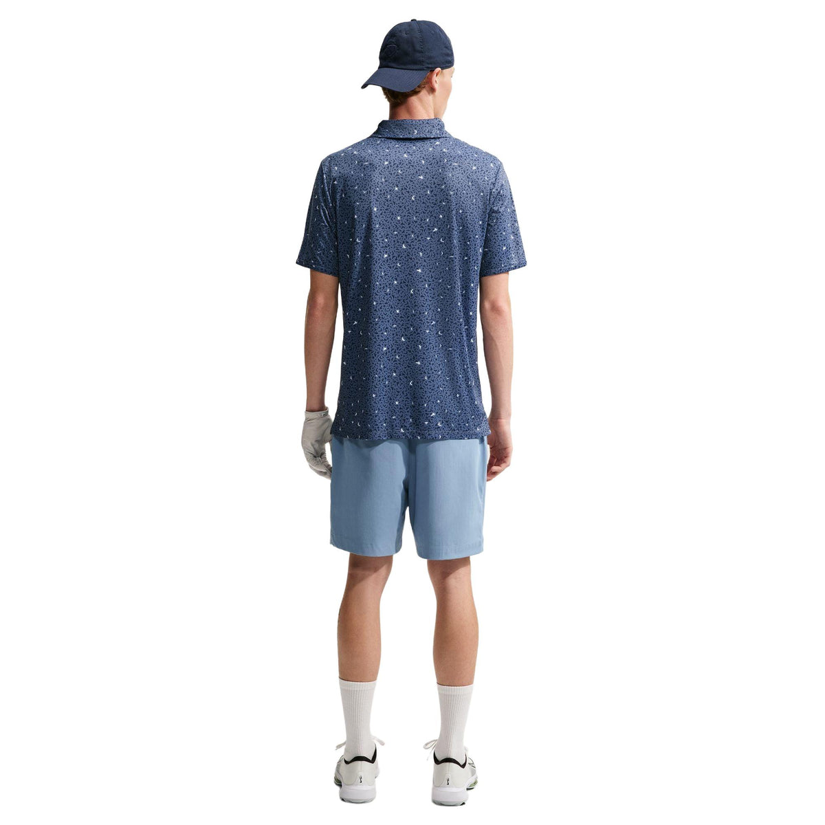 Nike Par Men's Dri-FIT Microprint Birds Golf Polo