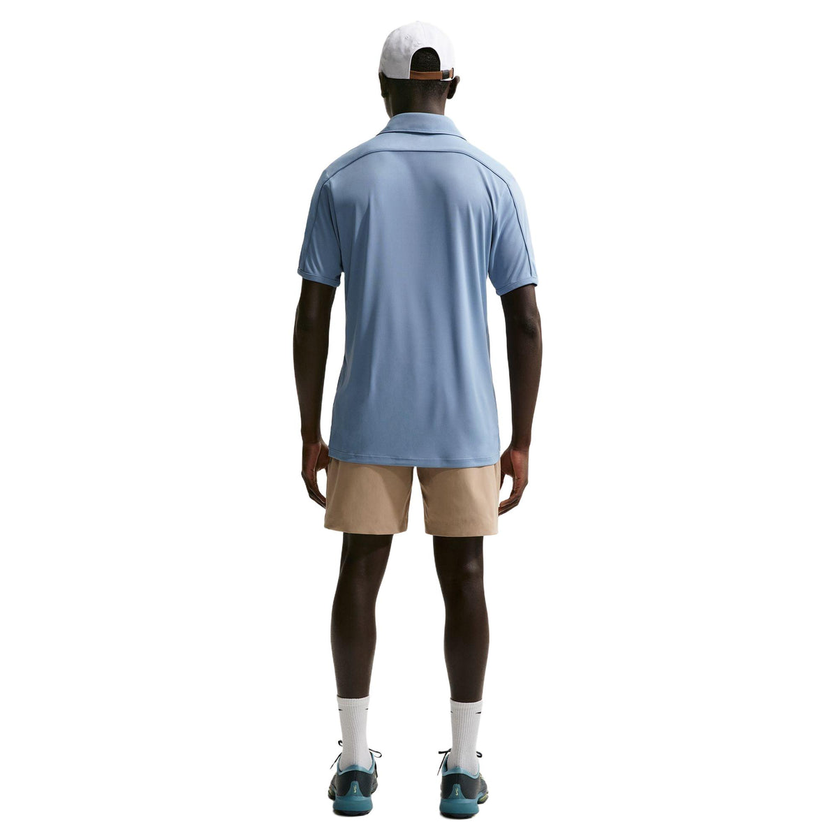 Nike Par Men's Dri-FIT Sleeve Logo Golf Polo - Work Blue