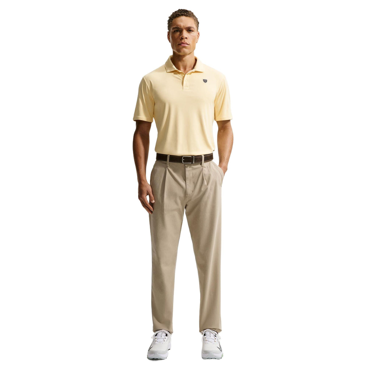 Nike Par Men's Dri-FIT Slim Golf Pants - Limestone / Black