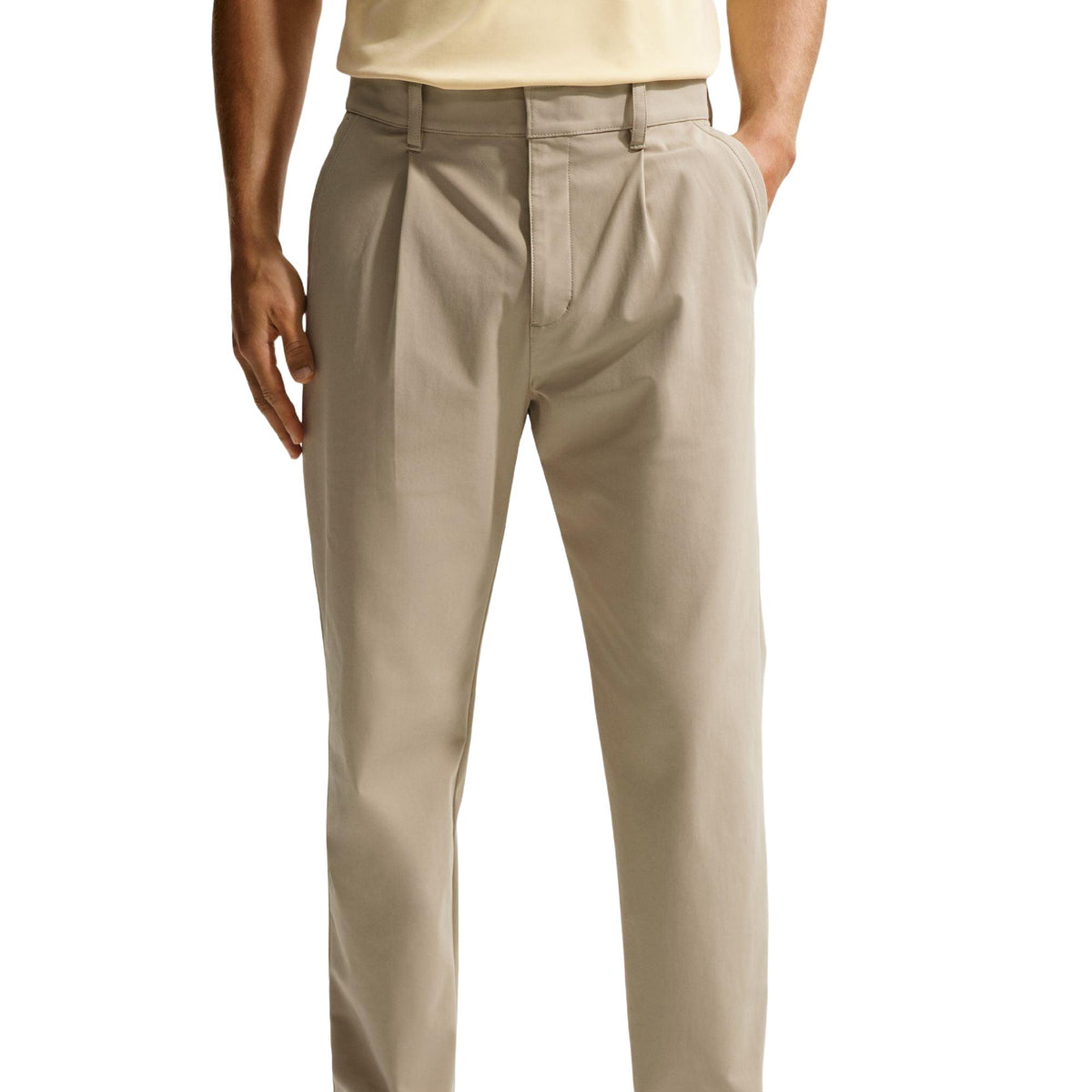 Nike Par Men's Dri-FIT Slim Golf Pants - Limestone / Black
