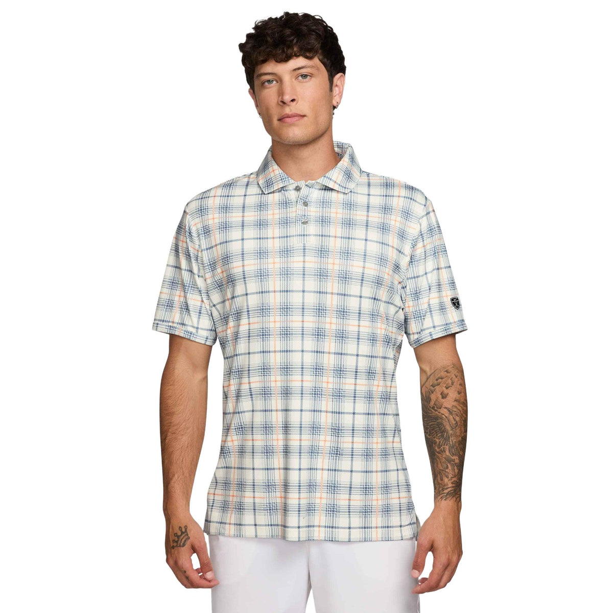 Nike Par Men's Dri-FIT Tartan Golf Polo - Sail