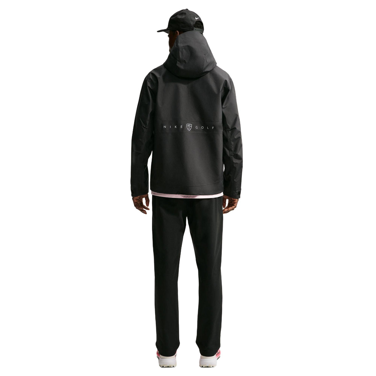 Nike Par Men's Storm-FIT ADV Loose Golf Jacket - Black / White