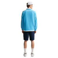 Nike Par Men's Therma-FIT Golf Crew-Neck Top - Aurora Blue / white / black