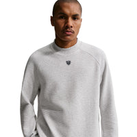 Nike Par Men's Therma-FIT Golf Crew-Neck Top - Wolf Grey / White / Black