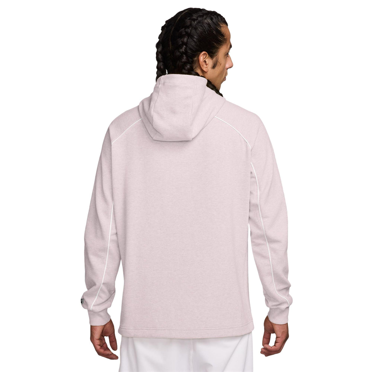 Nike Par Men's Therma-FIT Golf Hoodie - Pearl Pink / White / Black