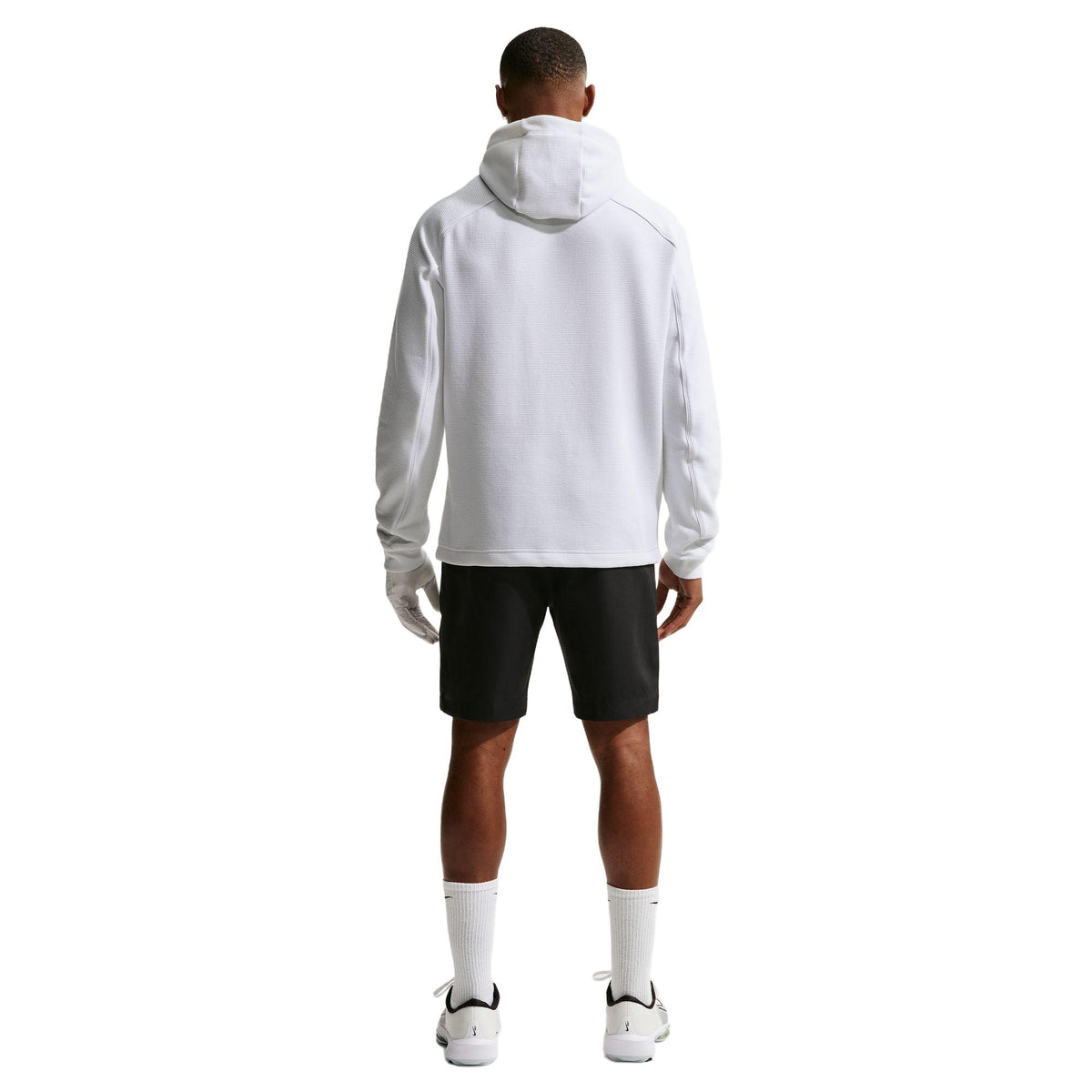 Nike Par Men's Therma-FIT Golf Hoodie - White / Black
