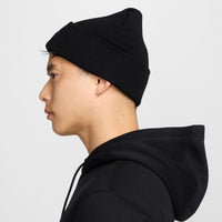Nike Peak Swoosh Beanie - Black / White