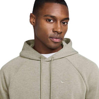 Nike Primary Fleece Men's Dri-FIT UV Pullover Performance Hoodie - Light Army / Heather