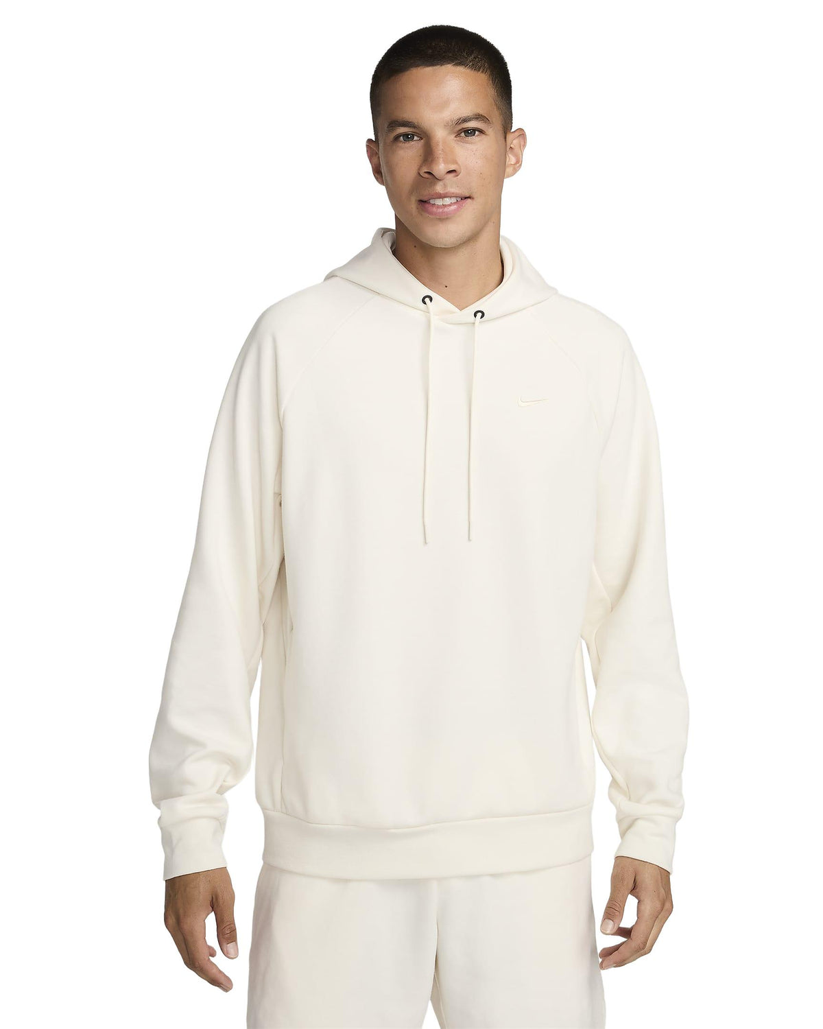 Nike Primary Fleece Men's Dri-FIT UV Pullover Performance Hoodie - Pale Ivory