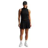 Nike Signature Series Women's Dri-FIT Sleeveless Golf Polo - Black / white