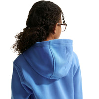 Nike Sportswear Club Fleece Big Kids' Pullover Hoodie - University Blue / White
