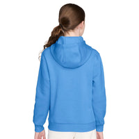 Nike Sportswear Club Fleece Big Kids' Pullover Hoodie - University Blue / White