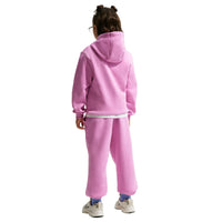 Nike Sportswear Club Fleece Big Kids' Pullover Hoodie - Lt Magenta / white