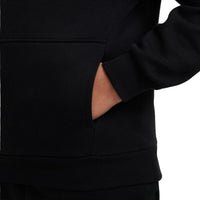 Nike Sportswear Club Fleece Big Kids' Pullover Hoodie - Black / White