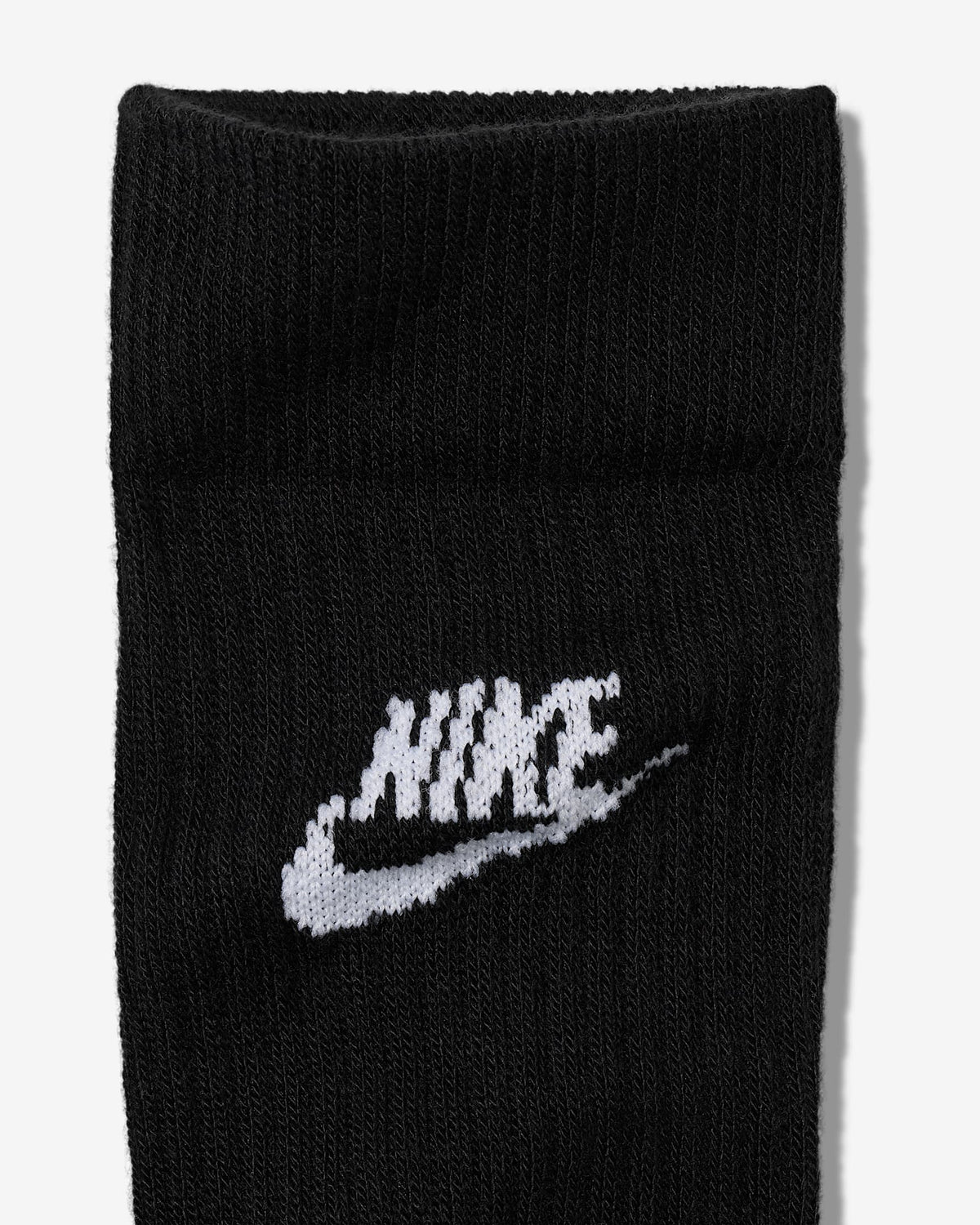 Nike Sportswear Everyday Essential Crew Socks (3 Pairs) - Black / White