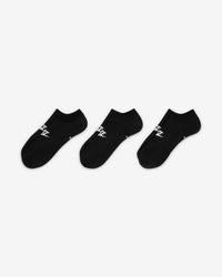 Nike Sportswear Everyday Essential No-Show Socks (3 Pairs) - Black / White