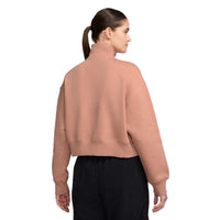 Nike Sportswear Phoenix 1/4-Zip Cropped Fleece Sweater - Womens
