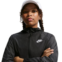 Nike Sportswear Windrunner Big Kids' Hooded Repel Jacket - Black / White