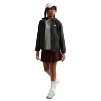 Nike Sportswear Windrunner Big Kids' Hooded Repel Jacket - Black / White