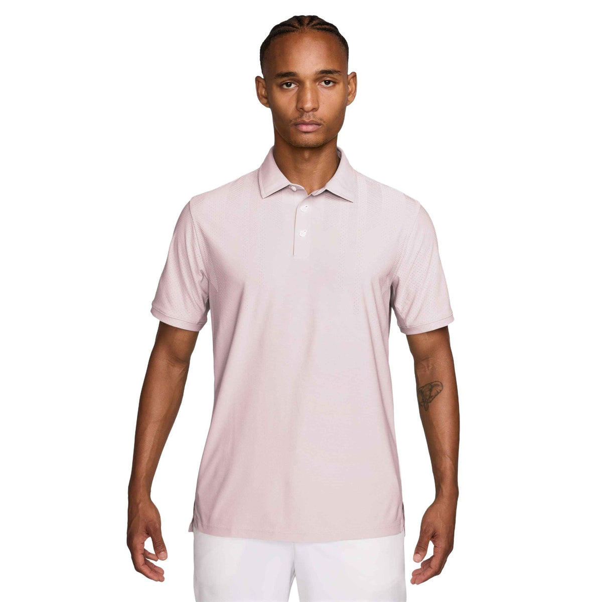 Nike Tailored Performance Men's Dri-FIT Golf Polo - Solid - Pearl Pink