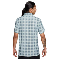 Nike Tailored Performance Tartan Men's Dri-FIT Golf Polo - Barely Green / Mineral Slate