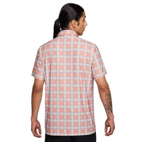 Nike Tailored Performance Tartan Men's Dri-FIT Golf Polo - Orange Frost