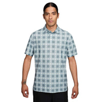 Nike Tailored Performance Tartan Men's Dri-FIT Golf Polo - Barely Green / Mineral Slate