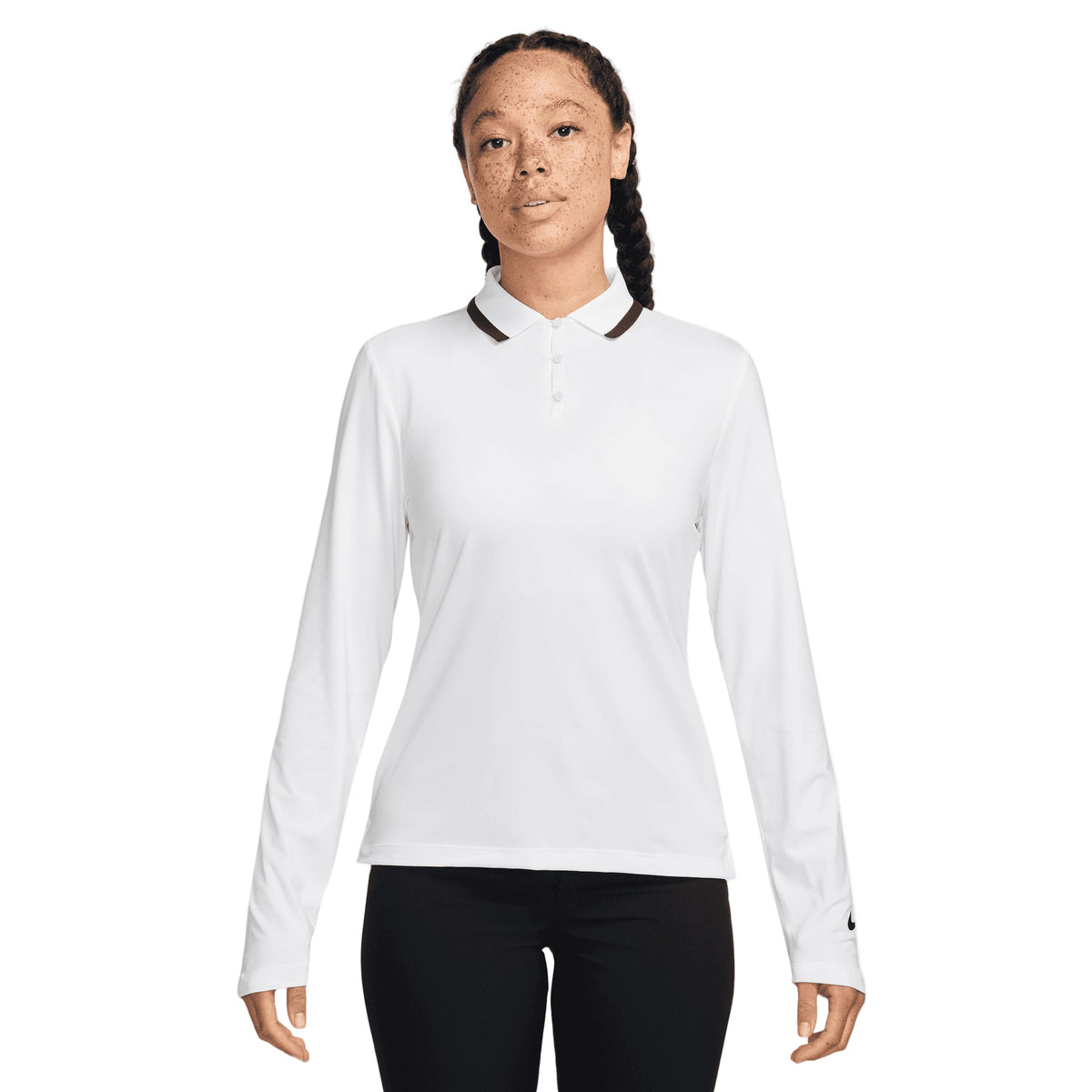 Nike Tour Dri-FIT UV Protection Golf Long Sleeve Polo - Womens