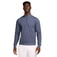 Nike Tour Men's 1/2-Zip Golf Top - Diffused Blue / White
